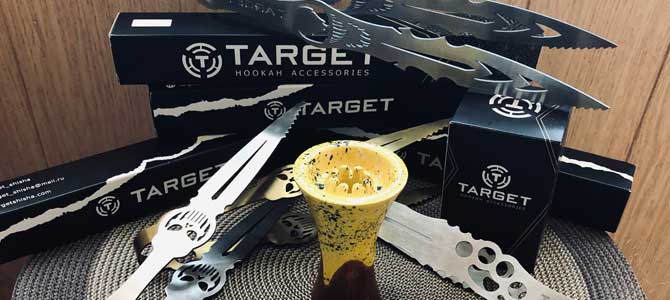 Щипцы для кальяна «Target» и чаша для WTO