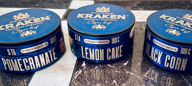 Новые вкусы KRAKEN — Pomegranate, Black Corn, Lemon Cake
