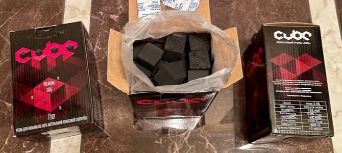 Уголь для кальяна Cube по отличной цене